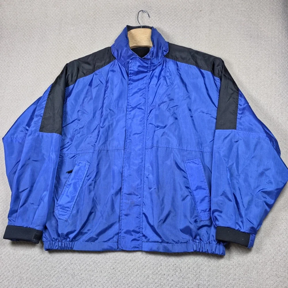 Vintage 90s Marlboro Unlimited Jacket Mens XXL‎ Windbreaker Color Block Packable